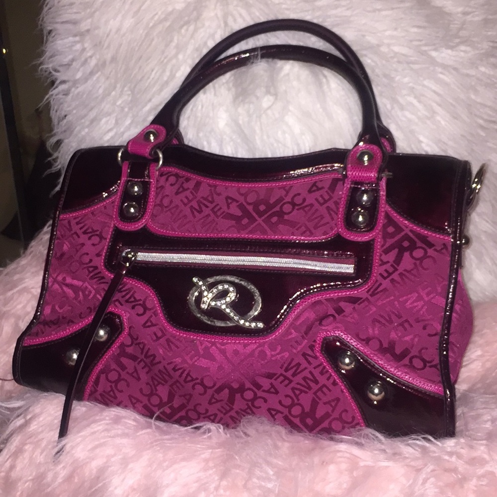 Burgundy Rocawear tote